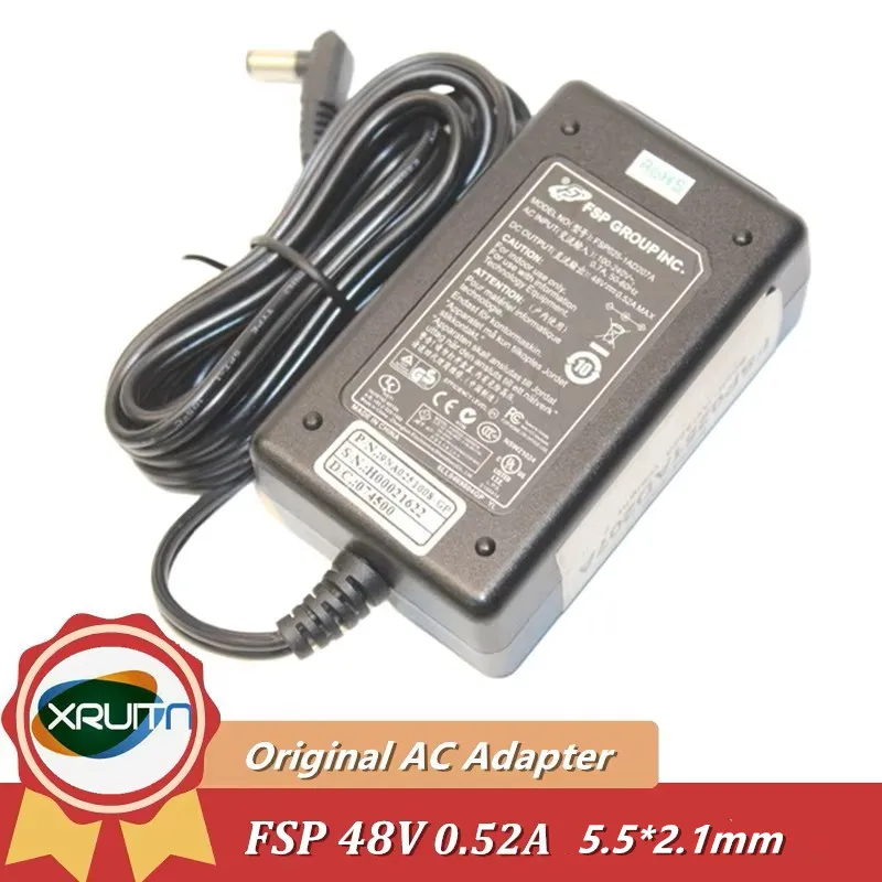 Genuine FSP FSP025-1AD207A 48V 0.52A 25W 9NA0251014 AC Switching Power Adapter Charger For HUAWEI H3C AP POE Power Supply