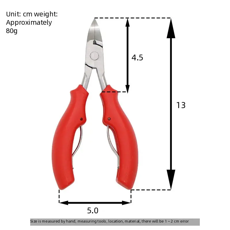 مقص أظافر من الفولاذ المقاوم للصدأ هوك بيل - ماكينة تشذيب أظافر القدم الغارزة