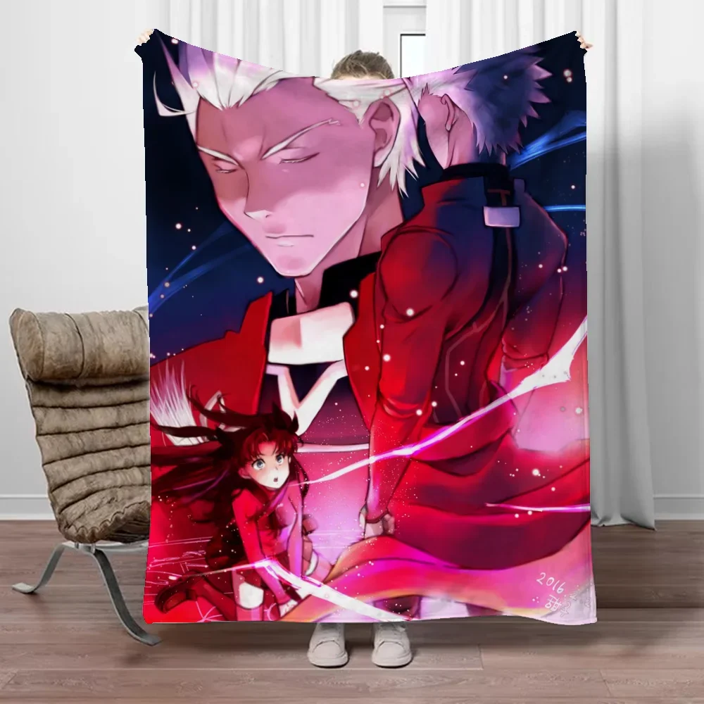 

Character Blanket Bed Fate Fluffy Soft Blankets & Throw Fleece Blanket Large Warm Blankets for Cold Beach Towel Knitted Plaid