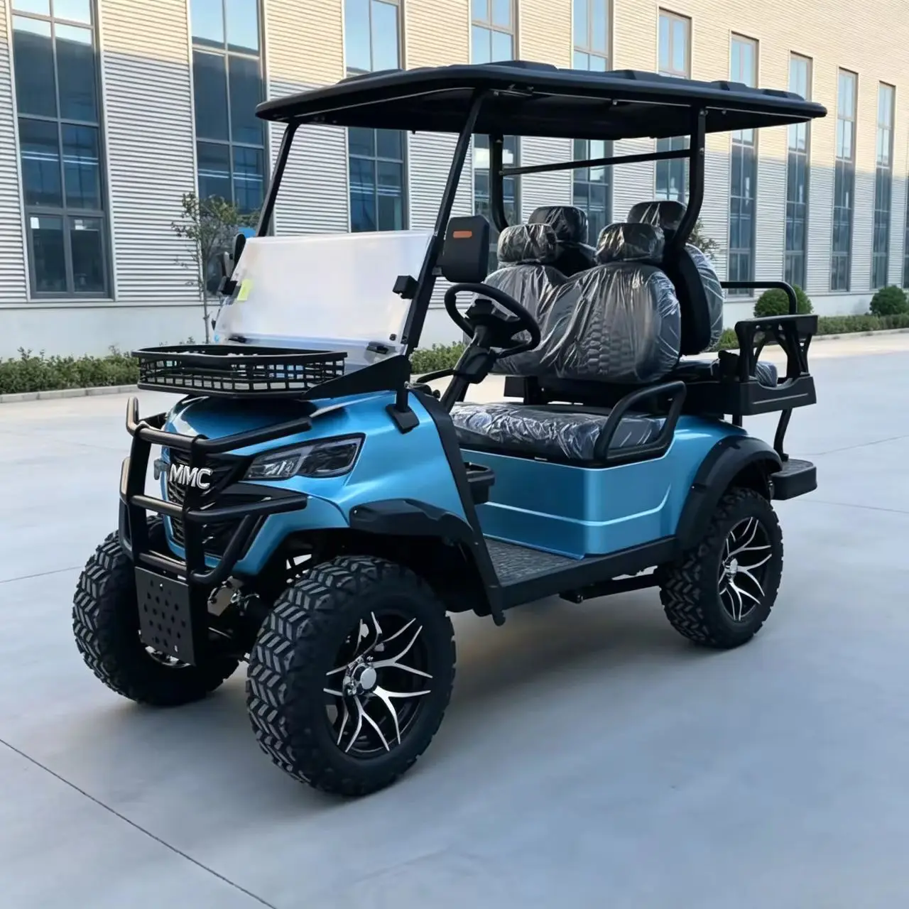 Customized Electric Golf Car 48V 72V 2/8 Seat Capacity Utility Box Rain Cover 5000W 7000W CE Certified Golf Car
