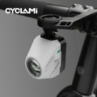CYCLAMI-faro colgante para bicicleta GoPro, lámpara frontal remota inalámbrica ultrabrillante, alto brillo, luz blanca CYC de 1600 lúmenes, Luz delantera colgante para bicicleta, Farola colgante para bicicleta