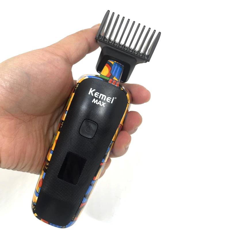 6Pcs Kemei Original KM-MAX5090 Hair Clipper Limit Comb Guide Attachment Size Barber Replacement 1/2/3/6/9/12mm