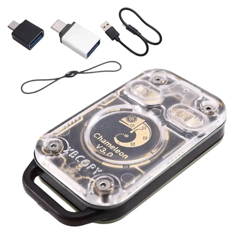 A25P Chameleon V3.0 Upgrade RFID Smart Chip Emulator Reader +4XUID Card 125Khz 13.56Mhz ID IC Card Copyer Duplicator