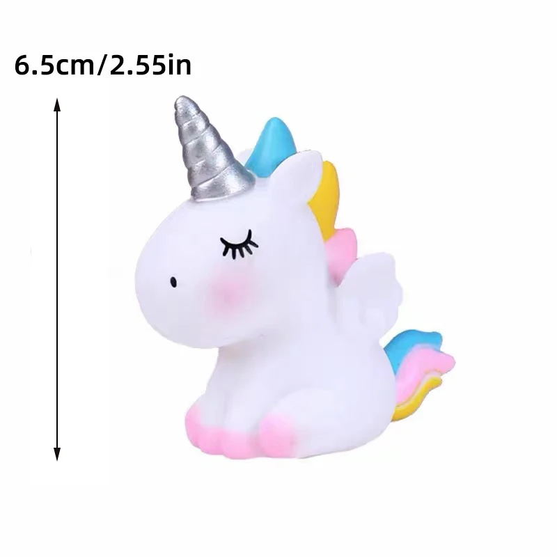 Kuchenaufsatz mit Einhorn-Motiv, alles Gute zum Geburtstag, Regenbogensterne, Mädchen-Geburtstag, Babyparty, Party-Kuchendekoration für den 16. Geburtstag des Mädchens – Detail 14