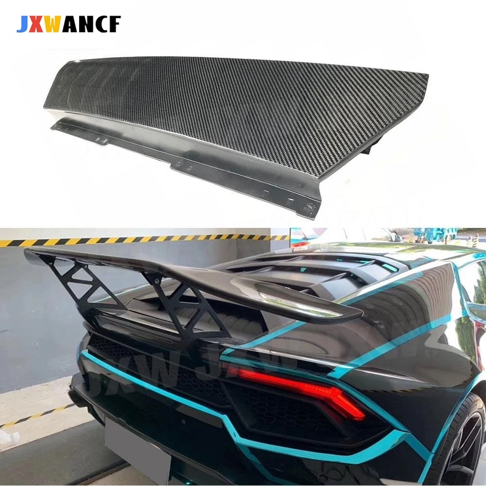 JXWANCF Alerón Trasero de Fibra de Carbono Seca para Lamborghini Huracan LP610 LP580 2014-2018, Cubierta de Maletero, Accesorios para Auto