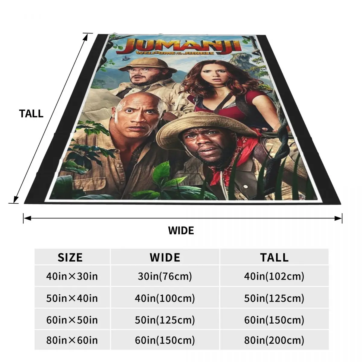 Jumanji Blankets Flannel Super Soft Sofa Throw Blankets For Home Bedroom Travel Throws Bedspread Quilt