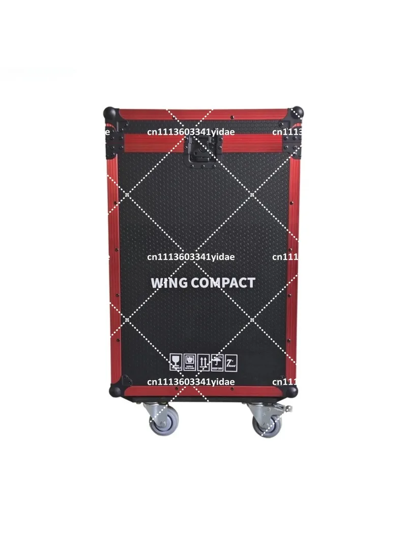 16-Channel Digital Audio Mixer Portable Stage PA System with Wheel Case