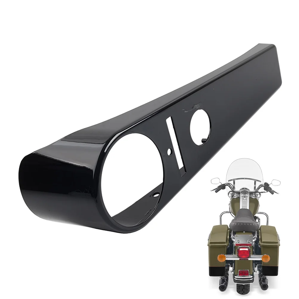 1Pc Glossy Black Motorcycle Dash Tank Panel Cover ABS For Harley Davidson Road King FLHR Models 1994-2007
