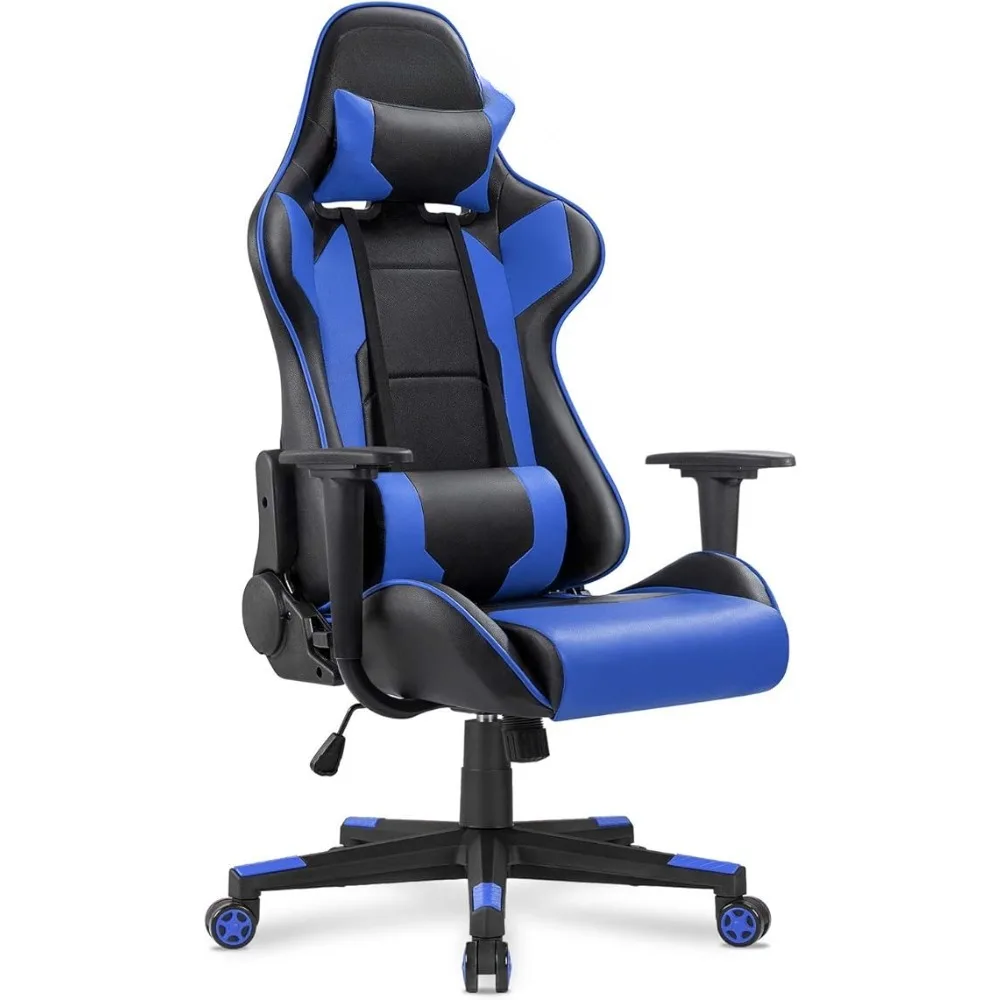 Office Chair Gaming Executive Ergonomic Adjustable Swivel Task Chair with Headrest and Lumbar Support