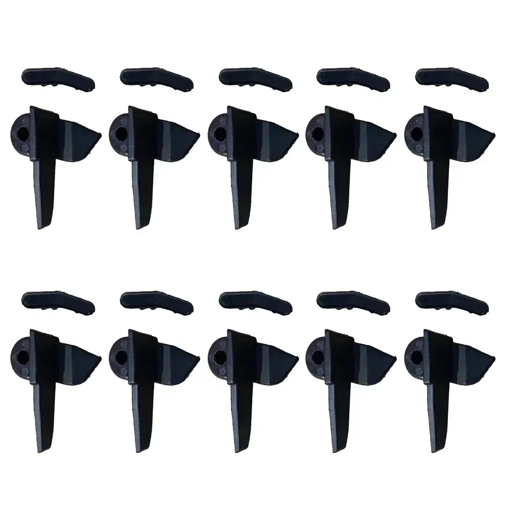 20Pcs Tyre Changer Part Plastic Mount Demount Duck Head Insert Rim Protect Black Gaskets Tire Changer Bead Remover Tools