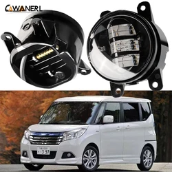 2 X 30W 6000LM Car External Fog Light Assembly H11 LED Fog Lamp DRL 12V For Suzuki Solio (MA27S MA37S) 2020 2021 2022 2023