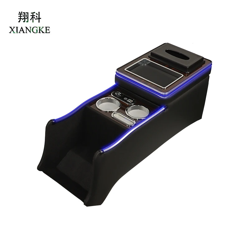 

Fit for 15-24 HONDA Odyssey Elysion Front Armrest Console Box Wireless Charger Ambient Side Light Console Box Storage Apartment