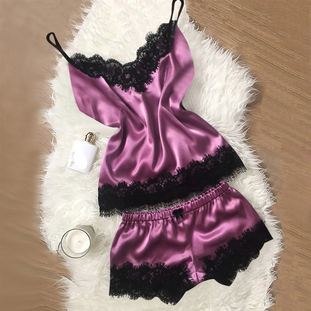 

Sexy Lingerie Porno Babydoll Erotic Sleepwear Women Underwear Bow Lace Hot Sex Dress Fashion Temptation Satin Nightdress Suit