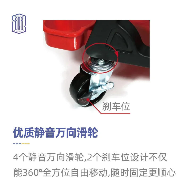 Car Multi-Function Chair Mechanic For Wax Polishing Projects Car Creeper Stool Chair Mobile Creeper Seat Car Wash Supplies