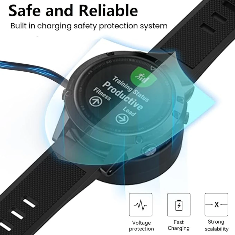 Für Garmin Forerunner 965 955 945 935 745 265 255 245 55 45 USB Ladegerät Smartwatch Lade Dock Kabel Ersatz Ladegerät – Detail 8