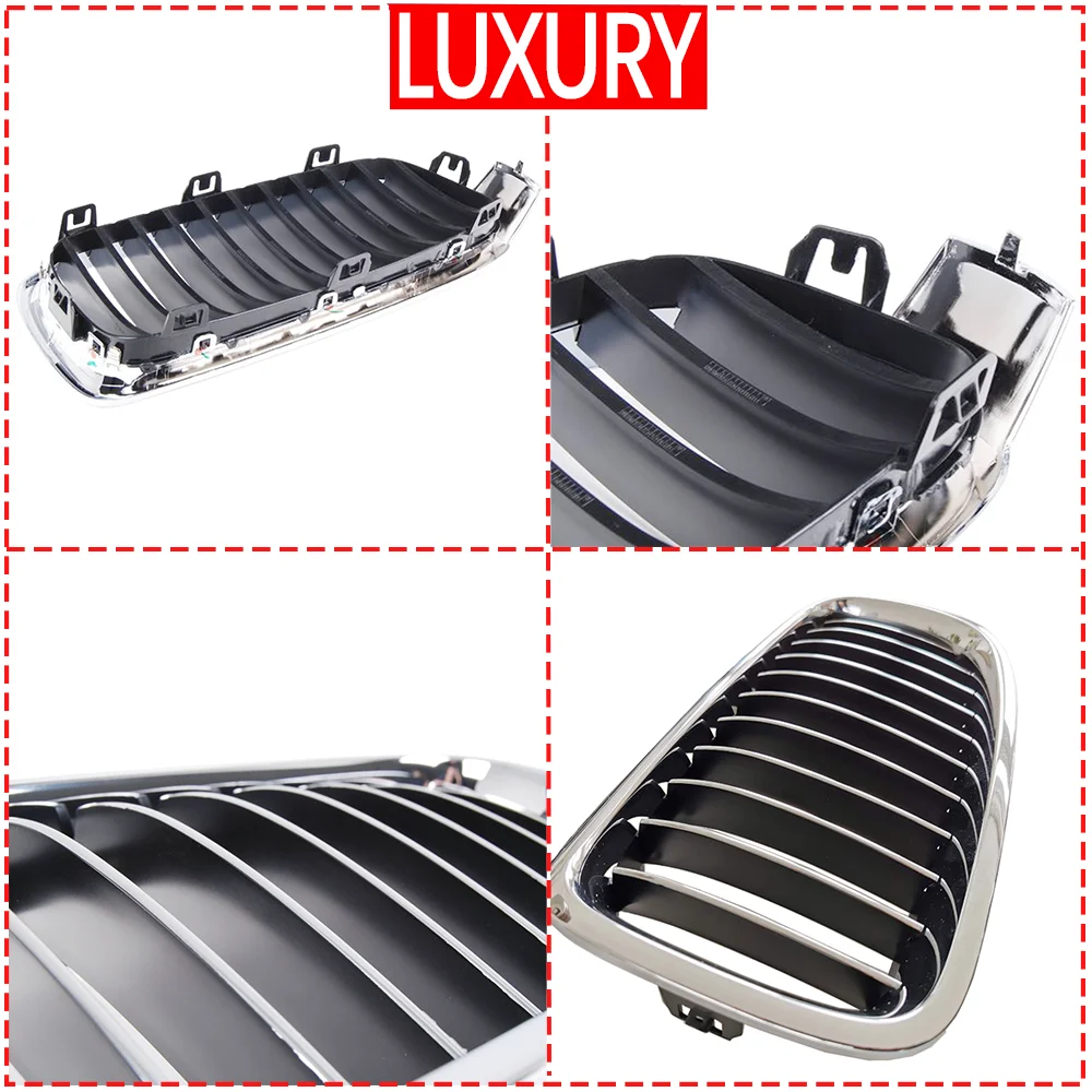 For BMW 3 Series F30 F31 LCI 2012-2019 316d 318i 320i 325i 328i 330d 335dx Chrome original car Double kidney grille bumper grill