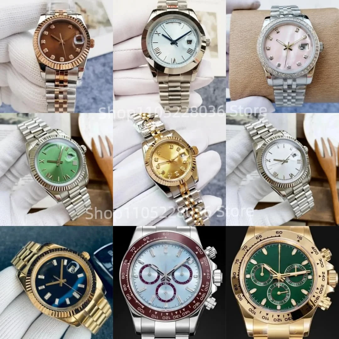 Мужские и женские автоматические часы из нержавеющей стали 904L диаметром 40 мм, вдохновленные