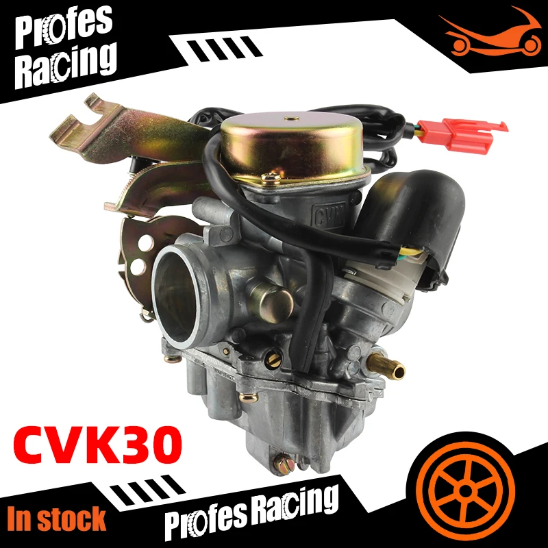 CVK 30MM Motorcycle CVK30 Carburetor Carb Replacement For Keihin Scooters ATV GY6 150-250CC TANK 260 Scooter Street Bike