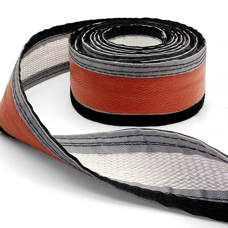 Fiberglass Tube Silicone Resin Coated High Temperature Resistant Glass Fiber Fire Retardant Casing Pipe Braided Fireproof Sleeve