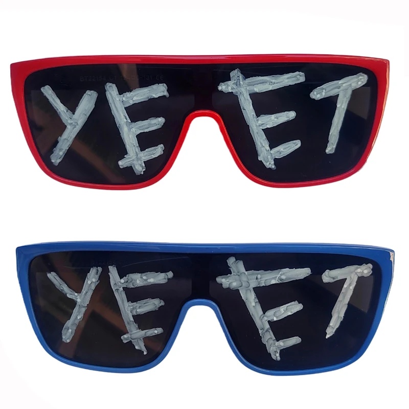 Yeet Sunglasses Sports Shades for Main Event Jey Uso glasses Costume children glasses