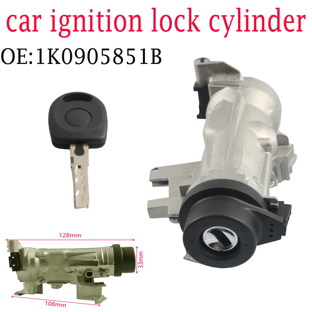 

Car Ignition Lock Cylinder 1K0905851B Car Ignition Lock Cylinder 1K0953503DG for Au-di V-W 1K5953503AE