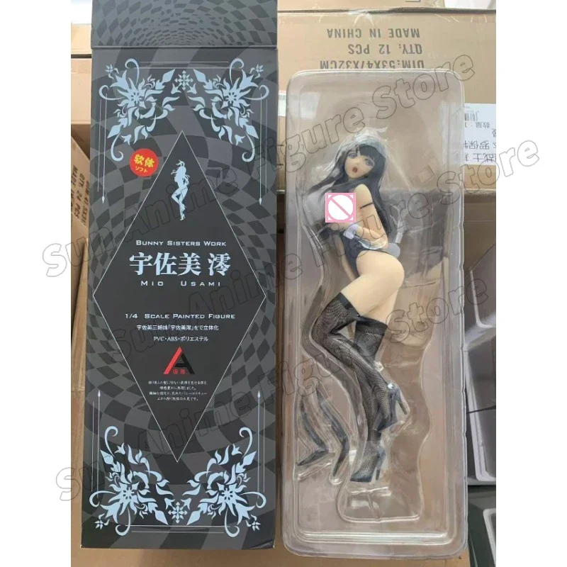 AY NSFW جودة عالية الأرنب الأخت العمل أرنب الأرنب فتاة 1/4 شخصيات كرتونية البلاستيكية جمع نموذج خلع الملابس #6