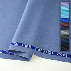 Suit Wool Fabric Men's Trousers Business Wear Worsted Wool/Polyester Fabrics Women's Skirt