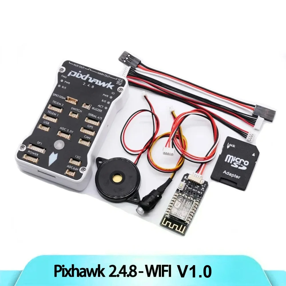 

B-CUBE Pixhawk PX4 PIX 2.4.8 32 Bit Flight Controller Autopilot 4G TF Safety Switch Buzzer Wireless Module