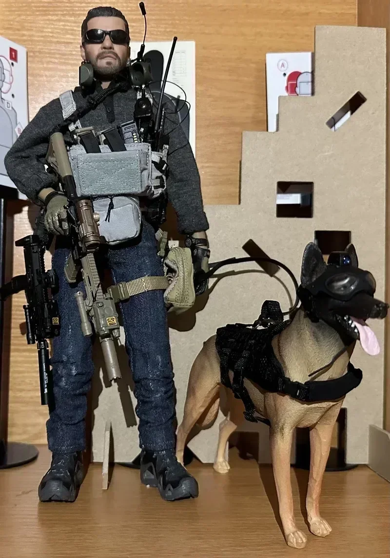 In Stock Minitimes 1/6 Soldier Model Us Navy Seals With Dog M029 Joint Movable Character Collection Model Toys