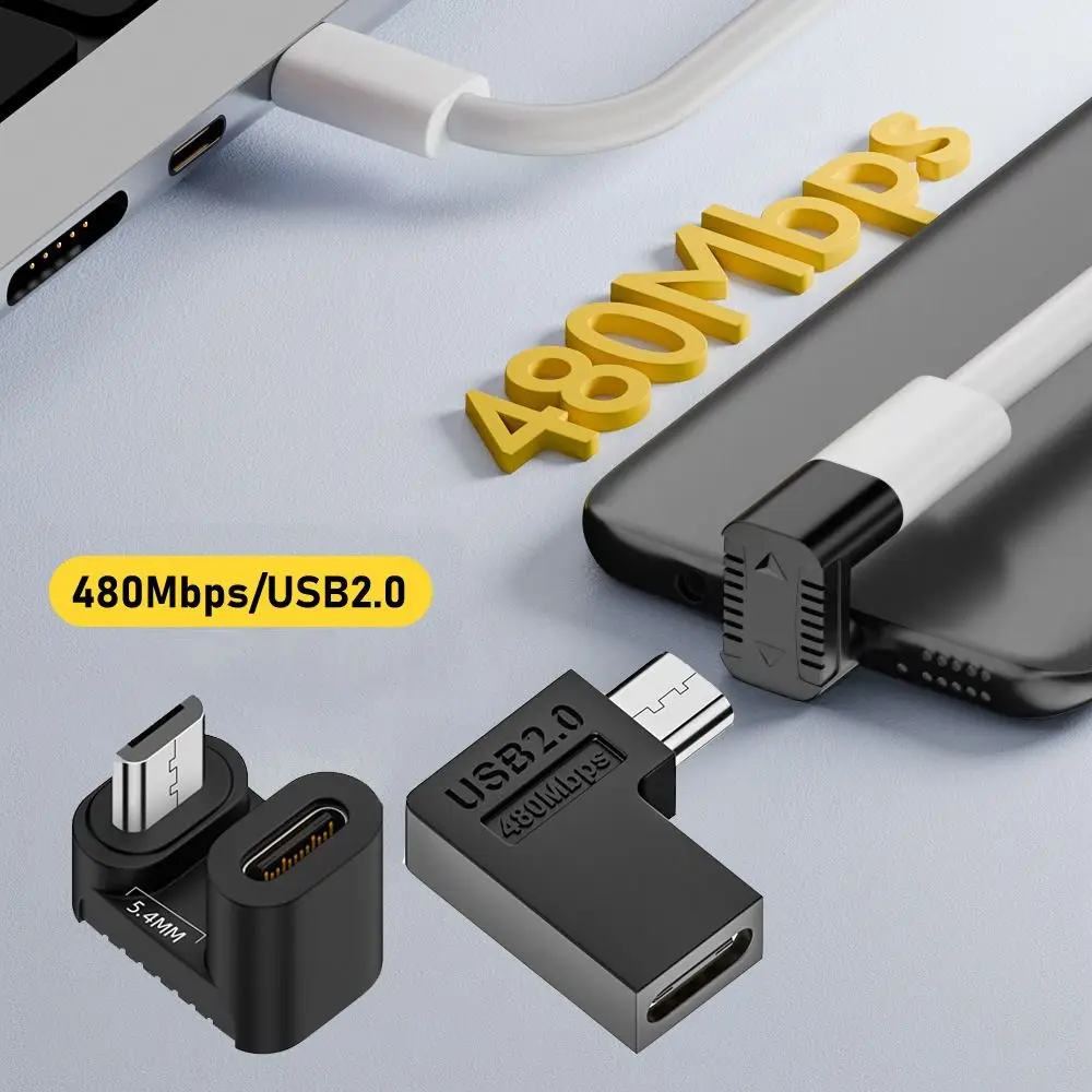 2PCS Data Transmission Type-C to Micro USB Converter USB C Female to Micro Male Mobile Phone Charging Adapter Mini Universal