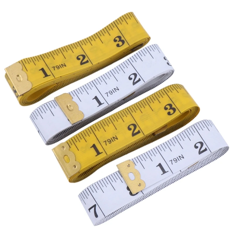 

200cm Body Measuring Ruler Sewings Tailor Tape Measure Flat Ruler Measuring Tape Dropship