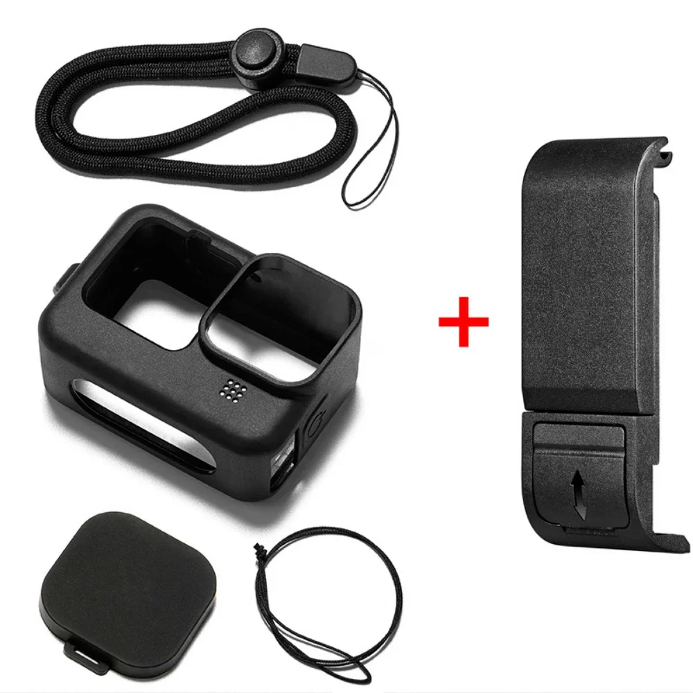 Flip Battery Cover for GoPro Hero 11 10 Black Removable Battery Lid Door Type-C Charging Port Side Case for gopro 9 Accessories view 3