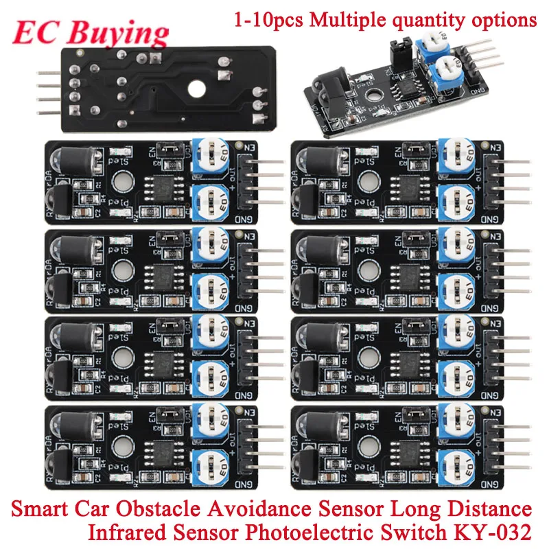 10 шт./1 шт. KY-032 4-контактный ИК-инфракрасный модуль датчика предотвращения препятствий Diy умный автомобиль-робот KY032 для Arduino фотоэлектрический переключатель