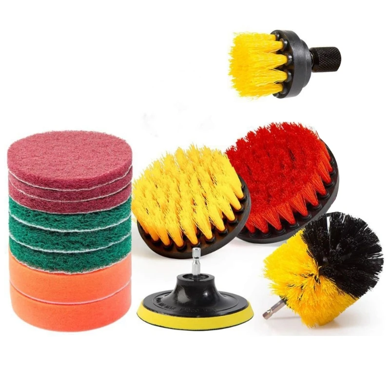 

Electric Grout Power Scrubber Cleaning Drill Brush Tub Cleaner Combo Tools Kits