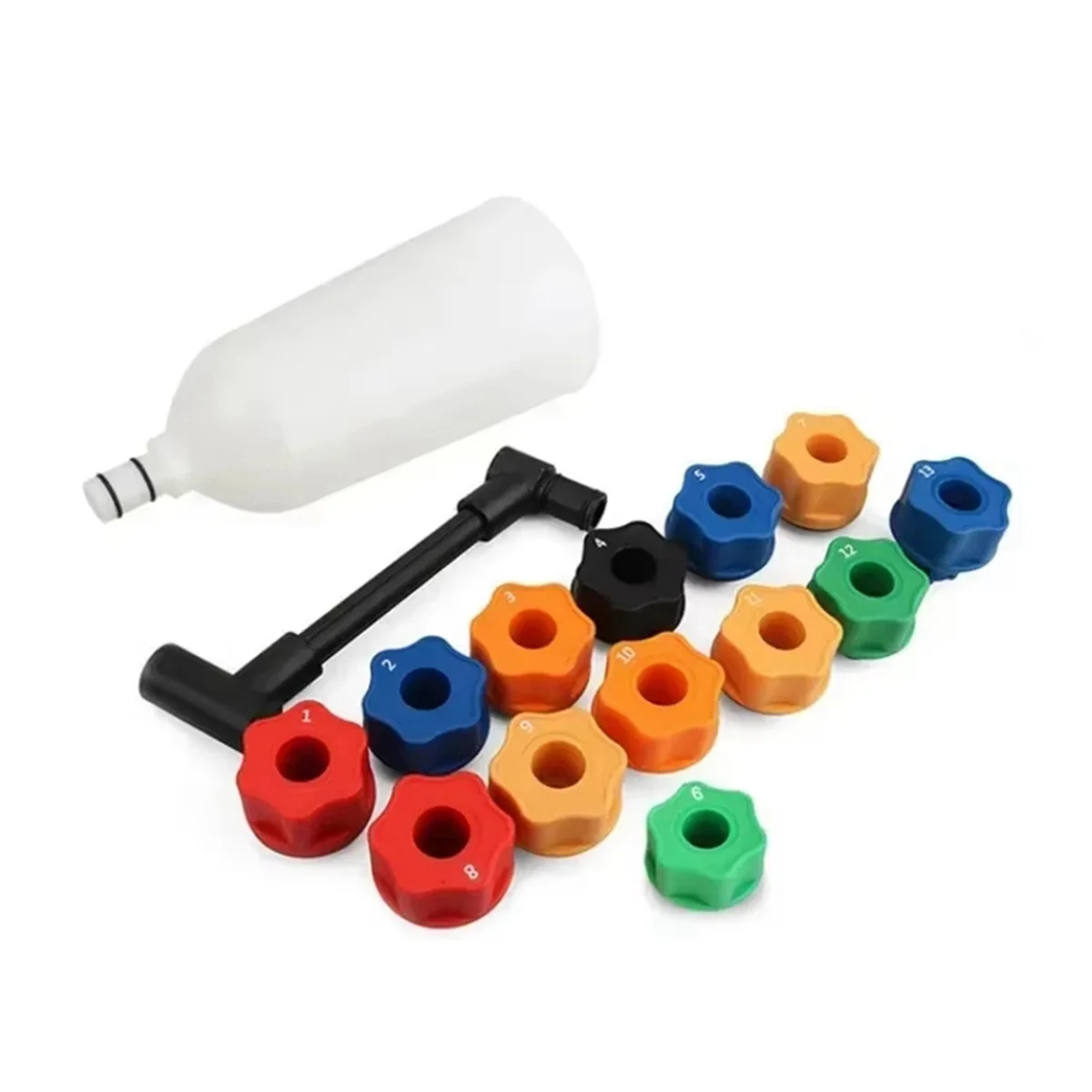 

15 PCS Oil Filler Oil Adding and Oil Changing Tool Oil Filling Funnel