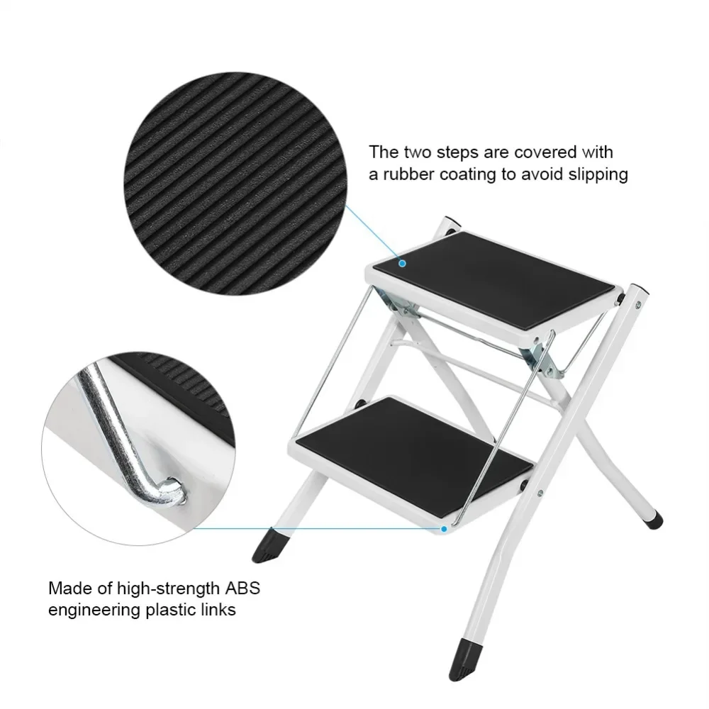 Folding ladder stool, multifunctional household ladder stool, shoe changing stool, bathroom hand washing stool