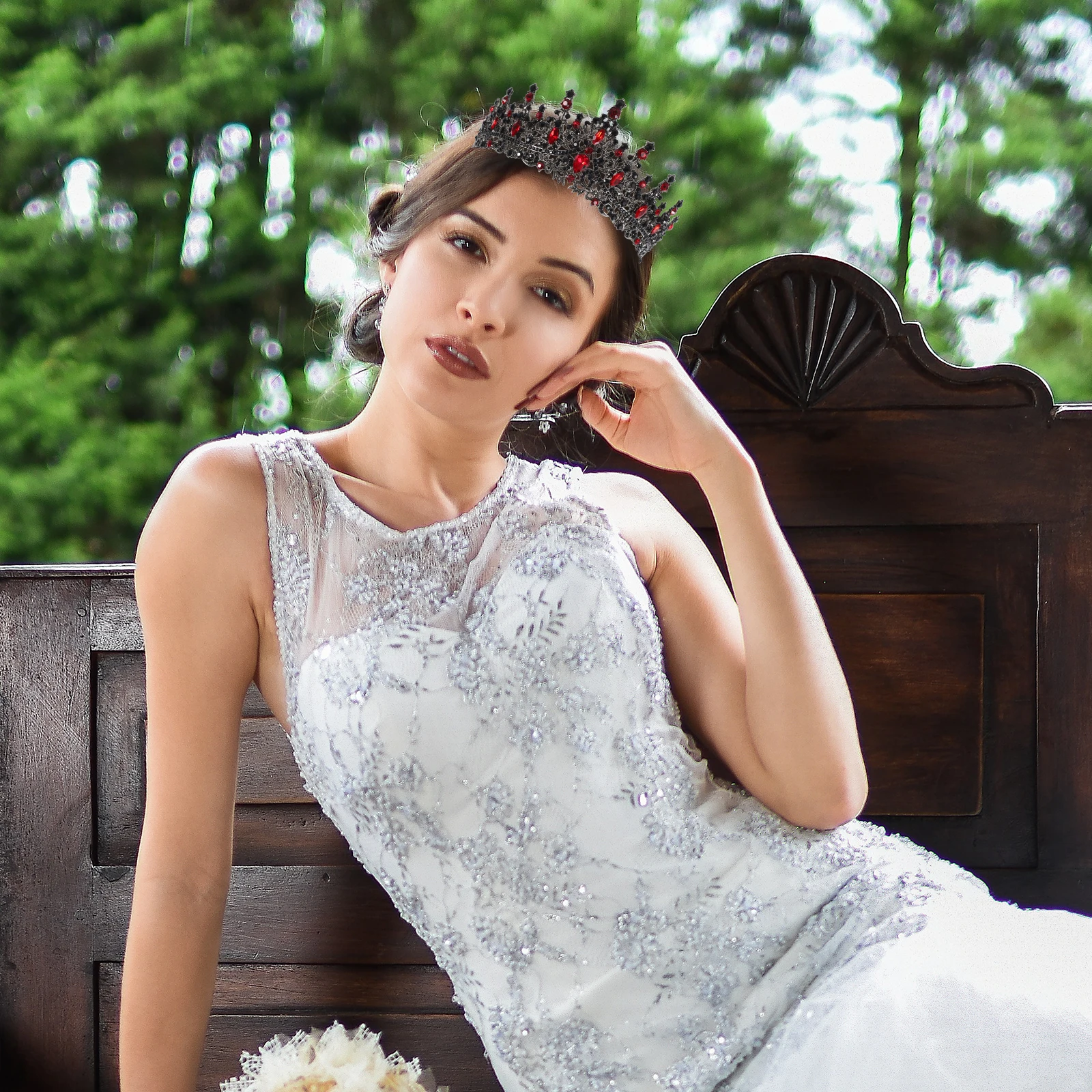 

Elegant Bridal Crown Wedding Hair Accessory Crystal Tiaras for Women Sparkling Comfortable Fit All Sizes Durable Timeless Style