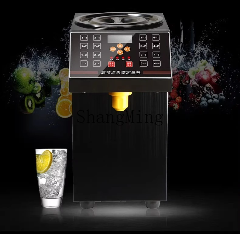 ZYY commercial milk tea shop special 16 grid automatic bar table full set of equipment fructose machine instrument