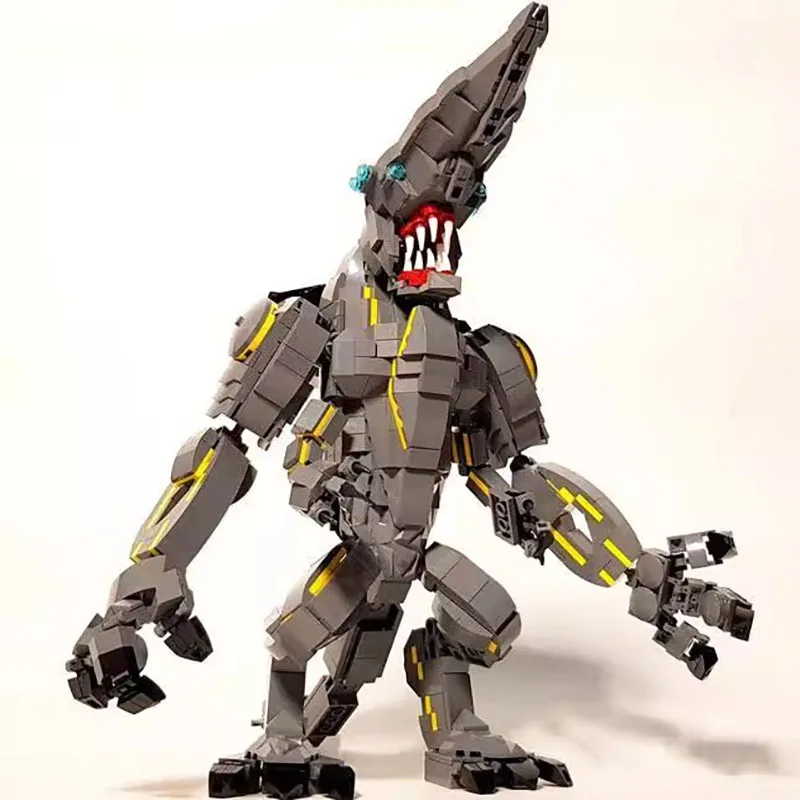 

MOC Giant Monster 1082 pieces 24CM high electronic drawing puzzle building block model toy