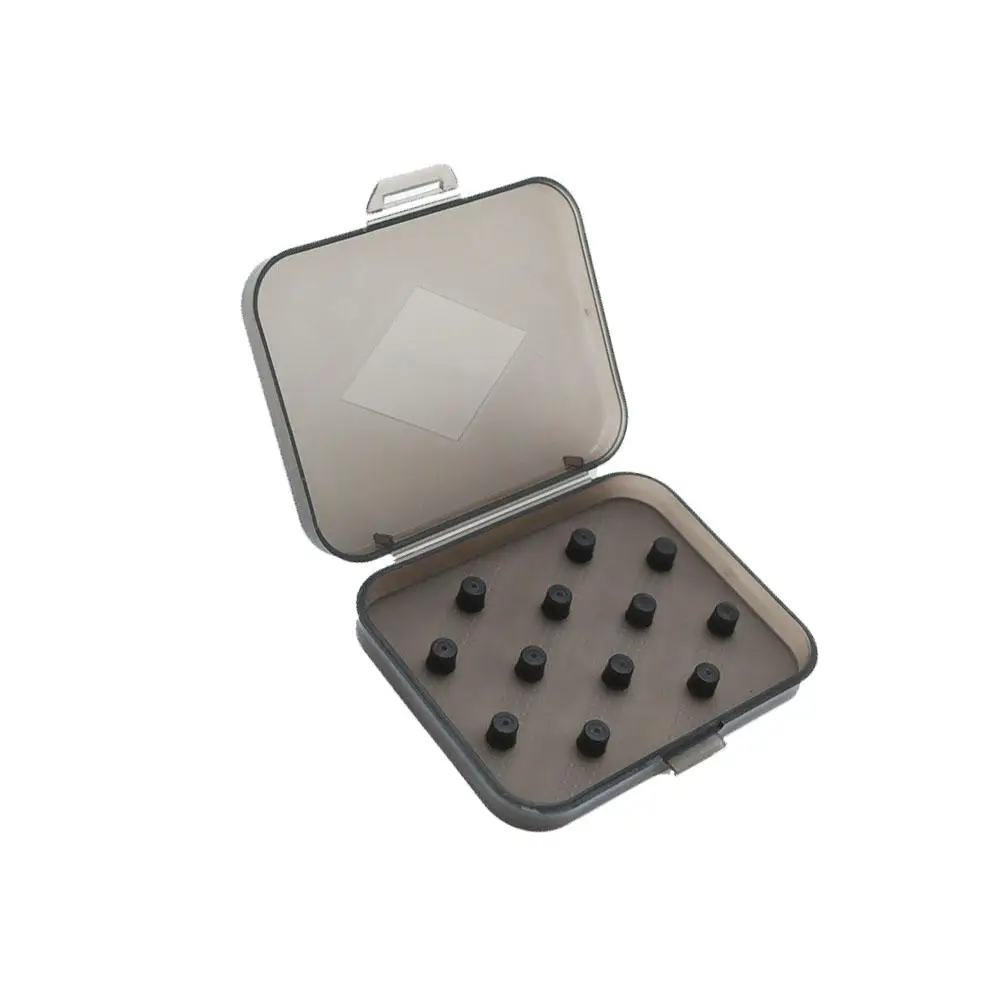 Portable Transparent Silicone Eartip Cap Storage Box,for Foam Box Memory Case Storage Eartips Dustproof D1G4