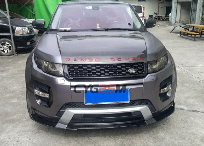 

For Land Rover Range Evoque 2012-2018 Real Carbon Fiber Front Bumper Lip Splitter Diffuser Body Kit