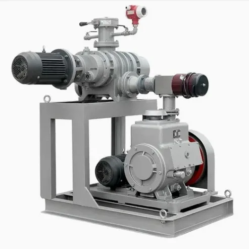 OEM 스크류 수직 무급유 왕복식 루츠 진공 펌프 유닛