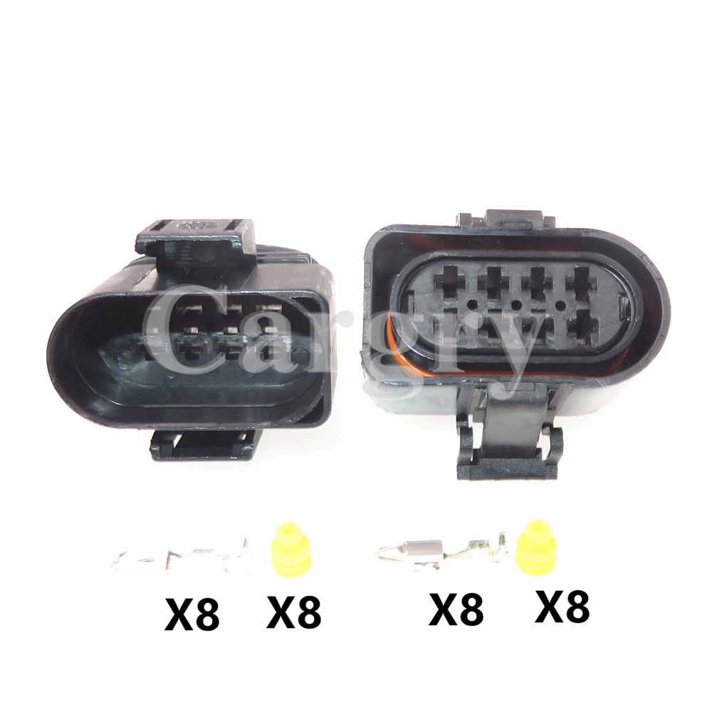 1 Set 8P AC Assembly Car Modification Connector Parts 3A0973834 3A0973734 Automobile Waterproof Cable Socket