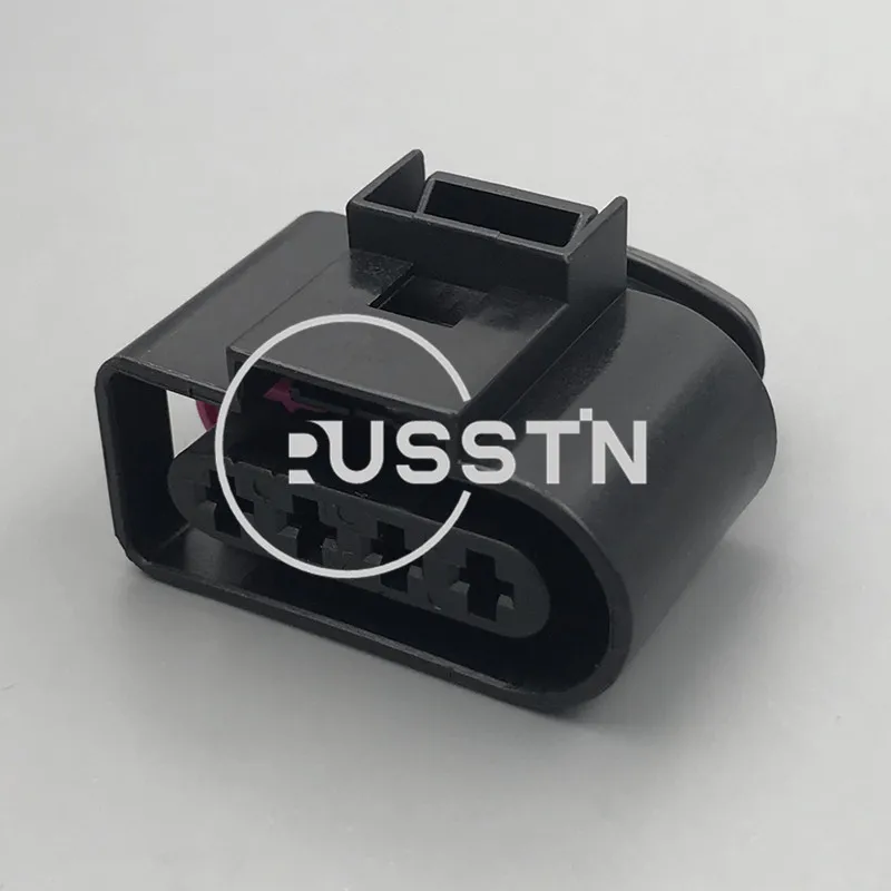 1 Conjunto de Conector Automotivo à Prova d'Água de 4 Pinos AC 4B0973724 4B0 973 724 Soquete de Cabo de Bobina de Ignição com Pinos para VW
