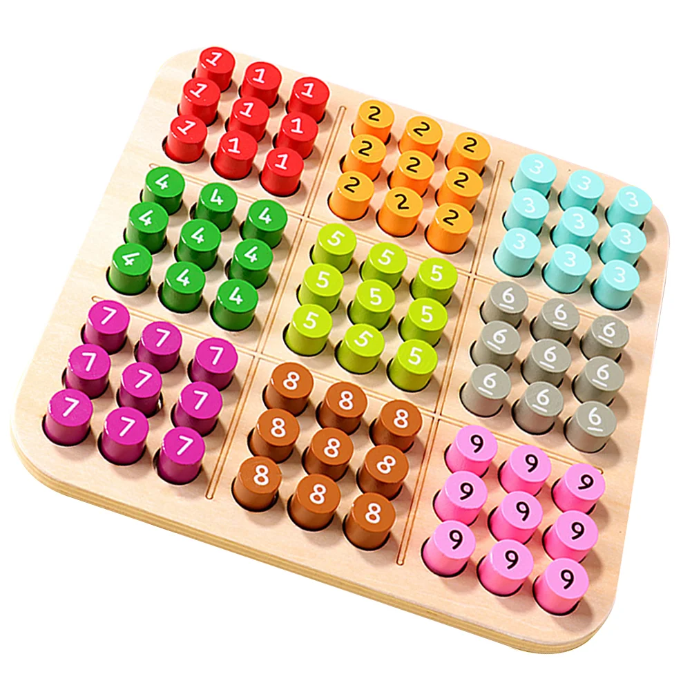 

Easy Logical Concepts Toy Wooden Peg Board Children Plaything Puzzle and Reasoning Game Desktop Chess