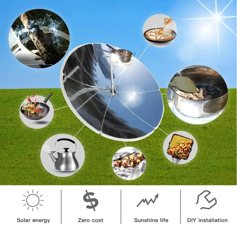 High quality umbrella parabolic solar cooker