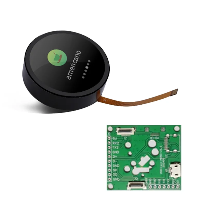 Exquisite-ESP32-C3 Development Board LVGL Rotary Display 1.28Inch 240X240 Drukknop UART Smart Screen LCD TFT Module