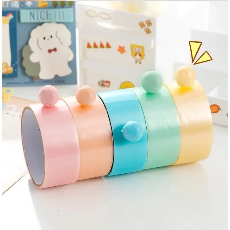 10m Colorful Sticky Ball Tape Stress Relaxing Funny Decorative Colored Ball Tapes for Children Adult DIY Accessories Sensory Toy