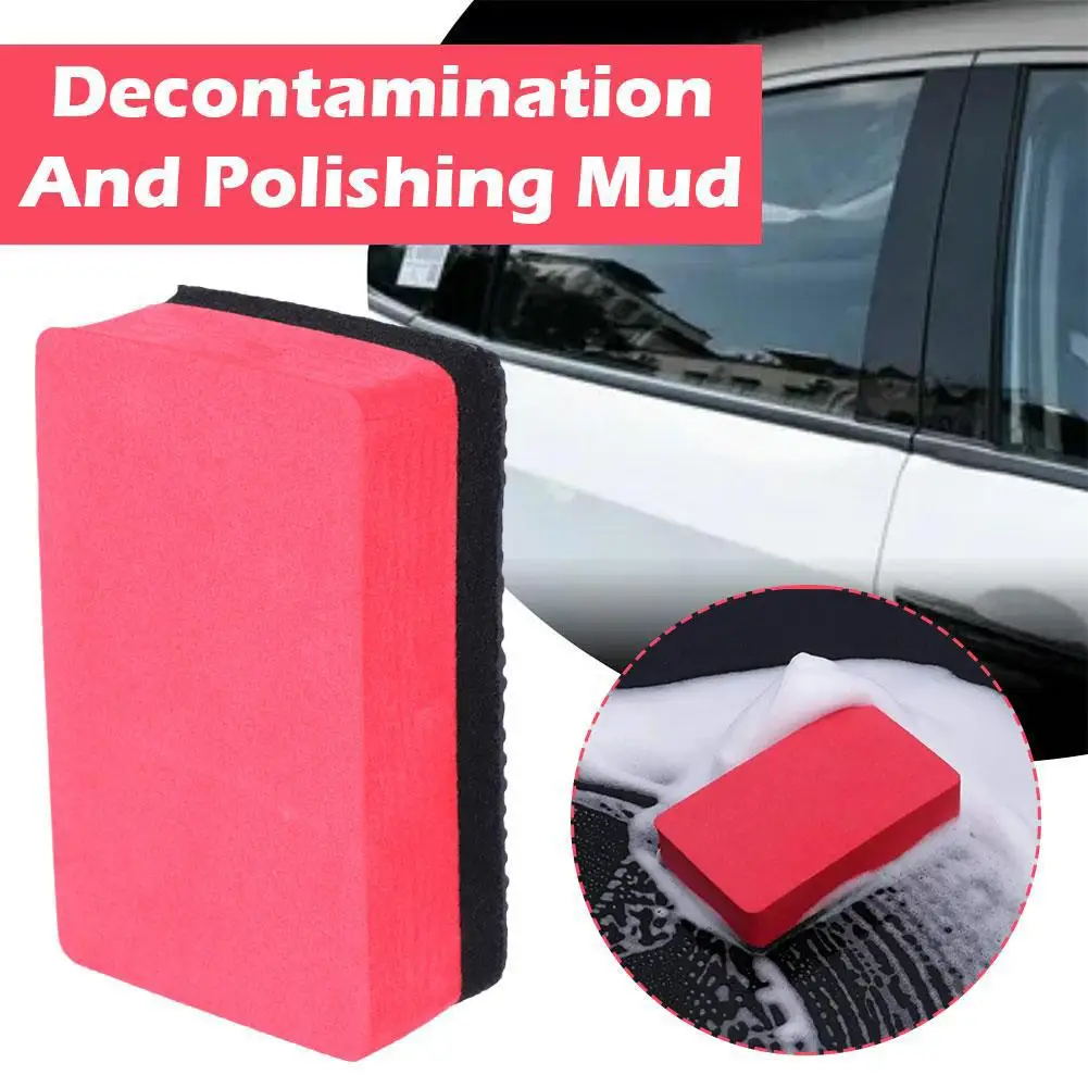 1-10Pcs Car Magic Clay Bar Pad Decontamination Sponge Wax Polish Pad Block Cleaning Scrubing Tools Cleaner L7O8