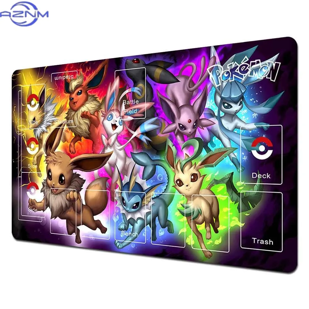 PTCG Mat Pokemon Playmat  Trading Card Game Mat Dedicated Card Play Against Table Mat